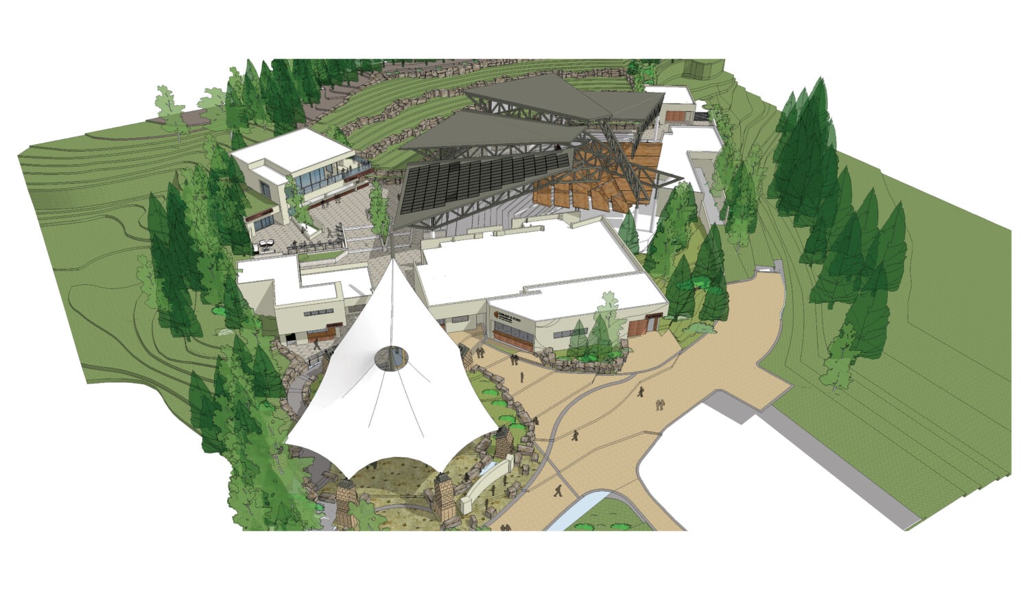 Gerald R. Ford Amphitheater improvements rendering